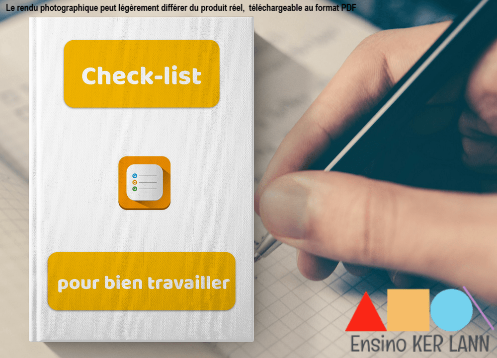 MFFI - Check-List pour bien travailler